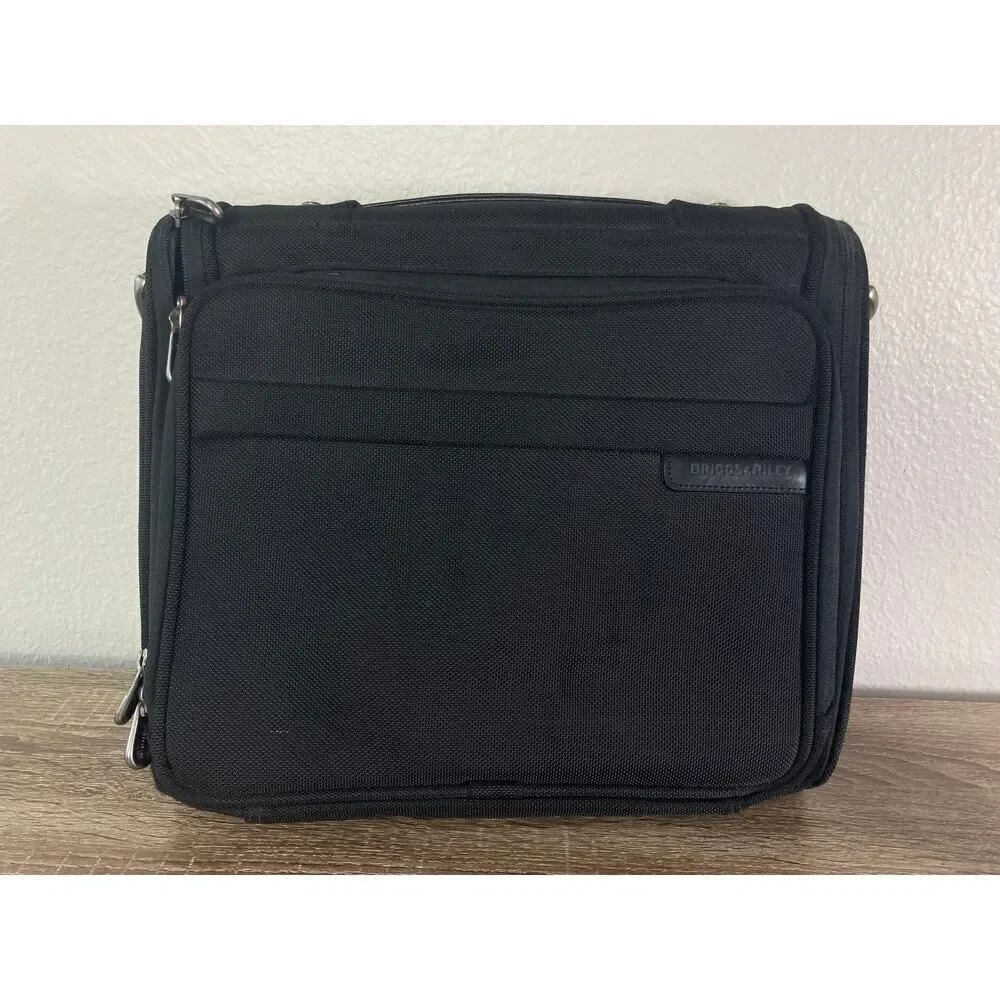 Briggs & Riley Baseline Cabin Duffel Bag Black Travel Briefcase